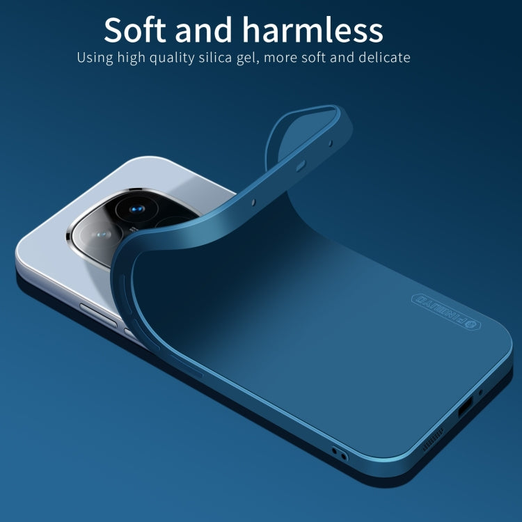 For Xiaomi Redmi Note 14 Pro+ 5G PINWUYO Sense Series Liquid Silicone TPU Phone Case(Blue)