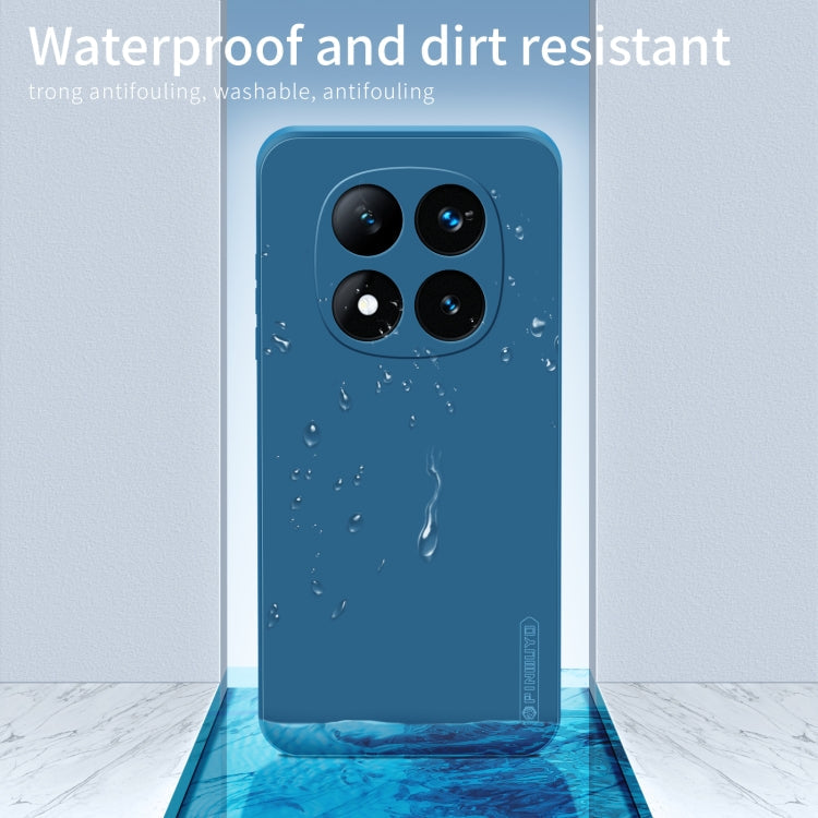 For Xiaomi Redmi Note 14 Pro+ 5G PINWUYO Sense Series Liquid Silicone TPU Phone Case(Blue)