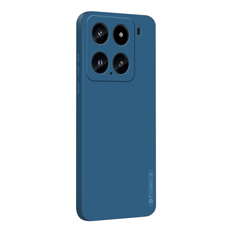 For Xiaomi 15 PINWUYO Sense Series Liquid Silicone TPU Phone Case(Blue)