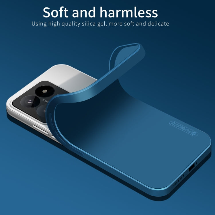 For Xiaomi 15 PINWUYO Sense Series Liquid Silicone TPU Phone Case(Blue)