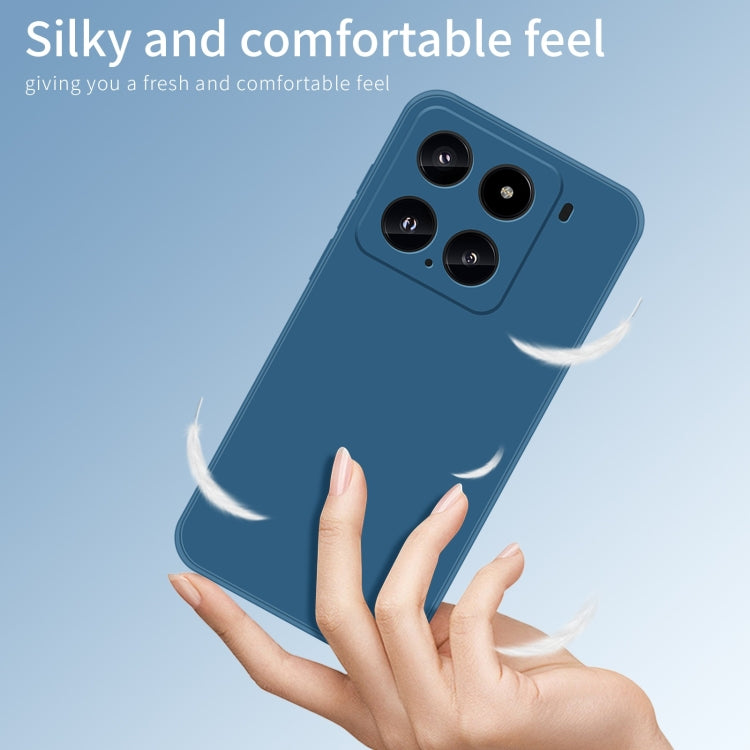 For Xiaomi 15 PINWUYO Sense Series Liquid Silicone TPU Phone Case(Blue)