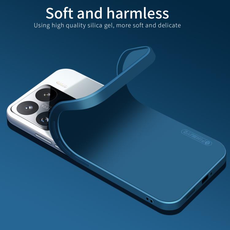 For Xiaomi 15 Pro PINWUYO Sense Series Liquid Silicone TPU Phone Case(Blue)