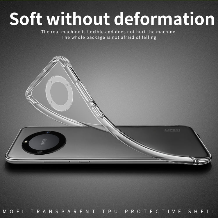 For Honor X50 5G MOFI Ming Series Ultra-thin TPU Phone Case(Transparent)