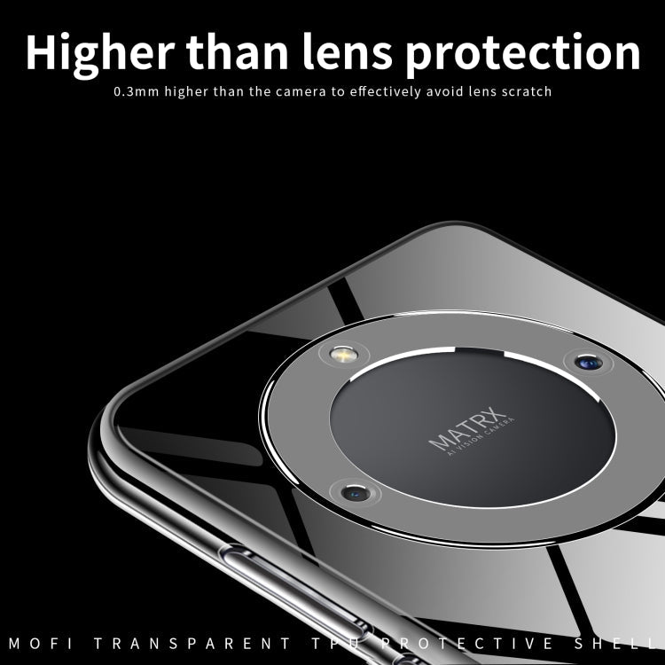 For Honor X50 5G MOFI Ming Series Ultra-thin TPU Phone Case(Transparent)