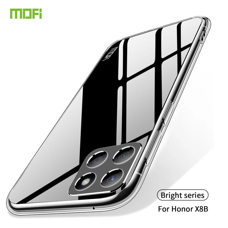 For Honor X8b MOFI Ming Series Ultra-thin TPU Phone Case(Transparent)