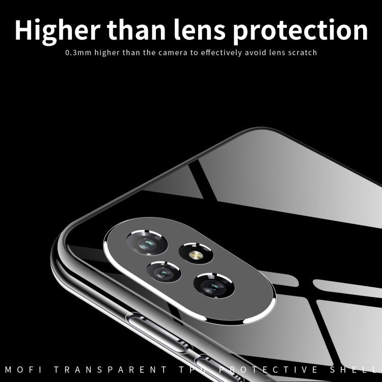For Honor 200 MOFI Ming Series Ultra-thin TPU Phone Case(Transparent)