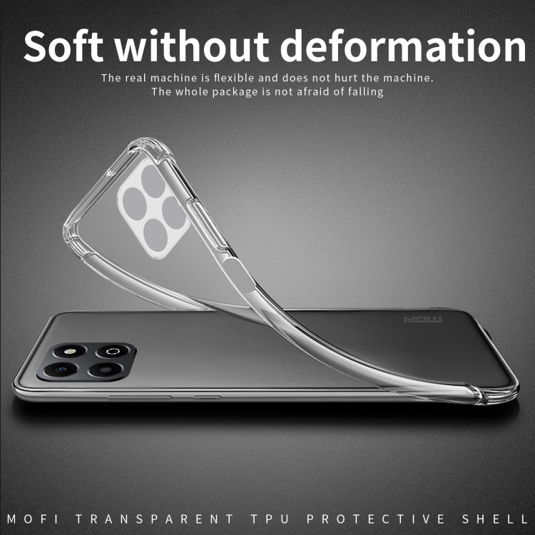 For Honor X6b MOFI Ming Series Ultra-thin TPU Phone Case(Transparent)