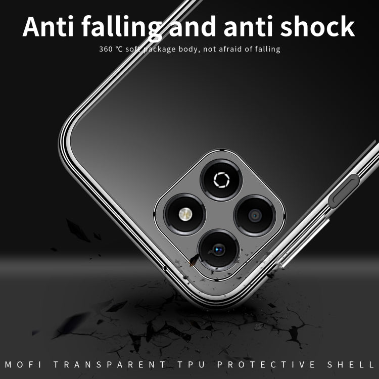 For Honor X6b MOFI Ming Series Ultra-thin TPU Phone Case(Transparent)