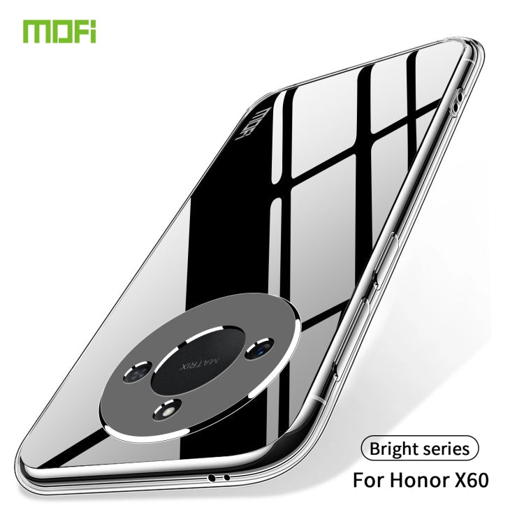 For Honor X60 MOFI Ming Series Ultra-thin TPU Phone Case(Transparent)