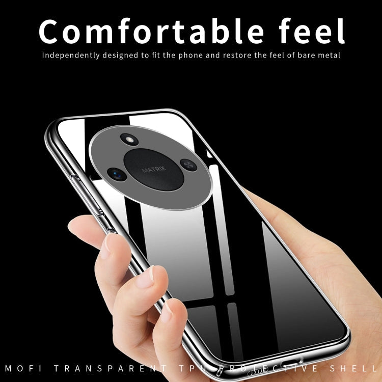 For Honor X60 MOFI Ming Series Ultra-thin TPU Phone Case(Transparent)