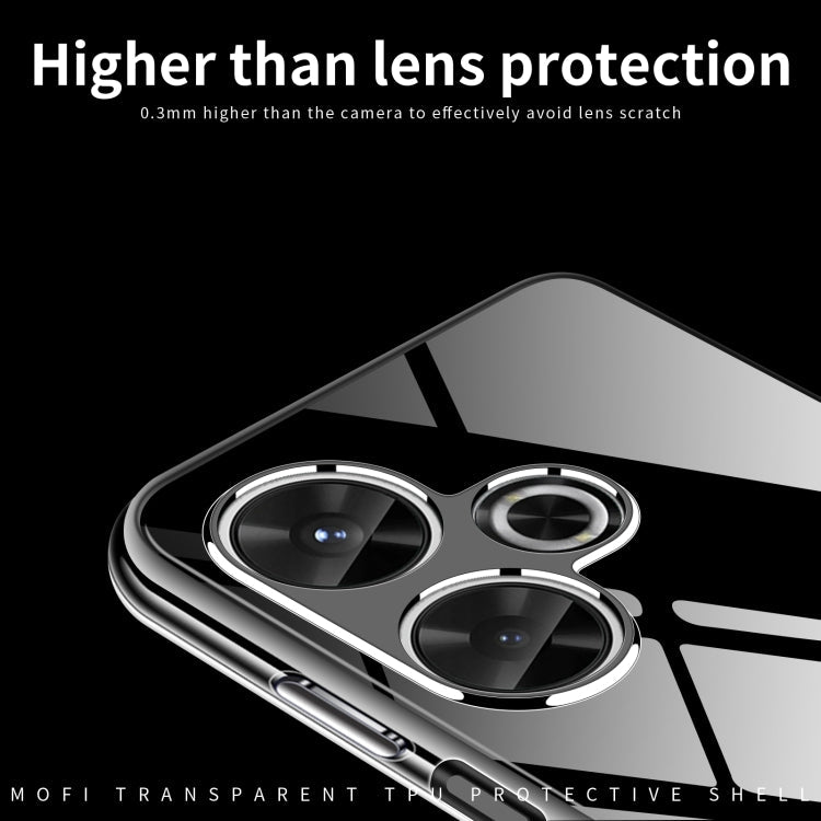 For Xiaomi Redmi 13 MOFI Ming Series Ultra-thin TPU Phone Case(Transparent)