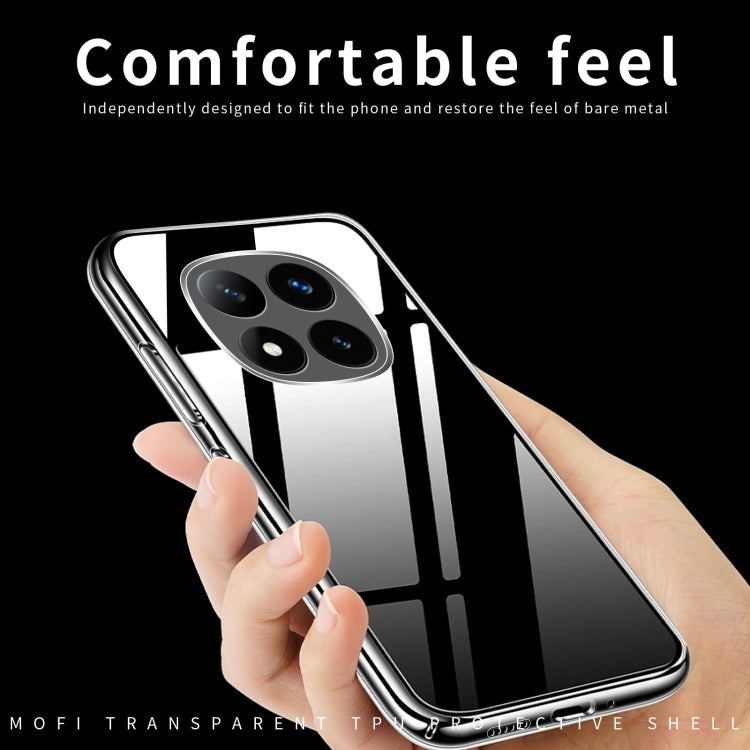 For Xiaomi Redmi Note 14 Pro+ 5G MOFI Ming Series Ultra-thin TPU Phone Case(Transparent)
