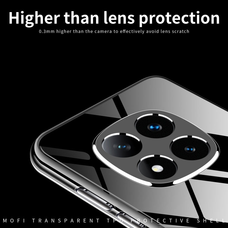 For Xiaomi Redmi Note 14 Pro+ 5G MOFI Ming Series Ultra-thin TPU Phone Case(Transparent)