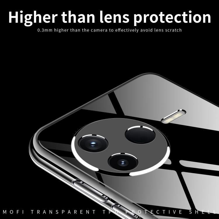 For Xiaomi Redmi K80 MOFI Ming Series Ultra-thin TPU Phone Case(Transparent)
