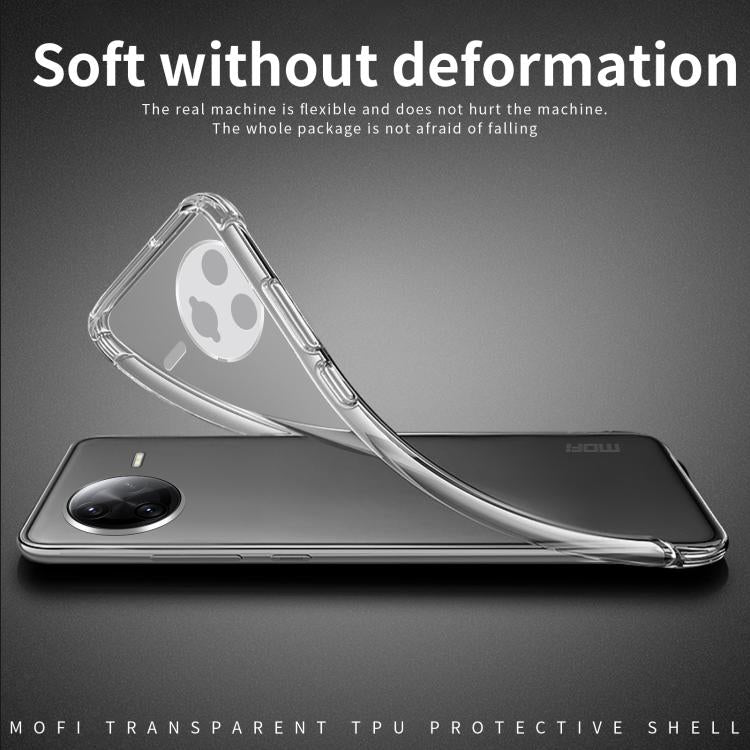 For Xiaomi Redmi K80 Pro MOFI Ming Series Ultra-thin TPU Phone Case(Transparent)