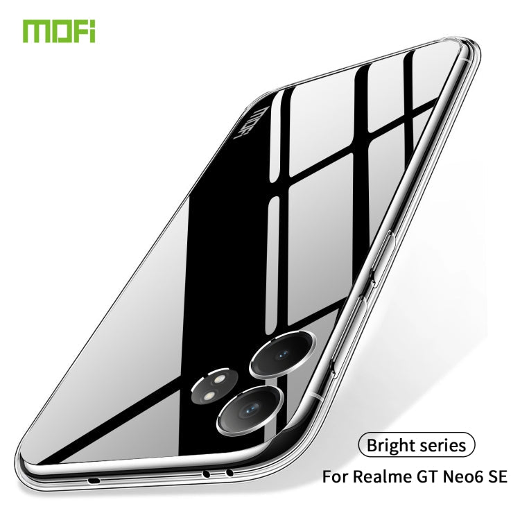 For Realme GT Neo6 SE MOFI Ming Series Ultra-thin TPU Phone Case(Transparent)