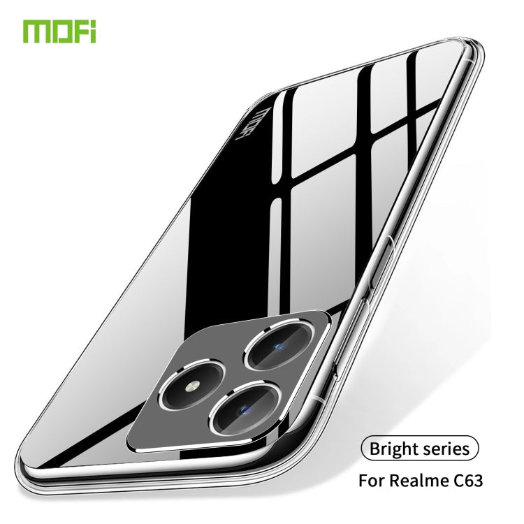 For Realme C63 / C61 MOFI Ming Series Ultra-thin TPU Phone Case(Transparent)