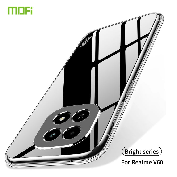 For Realme V60 MOFI Ming Series Ultra-thin TPU Phone Case(Transparent)