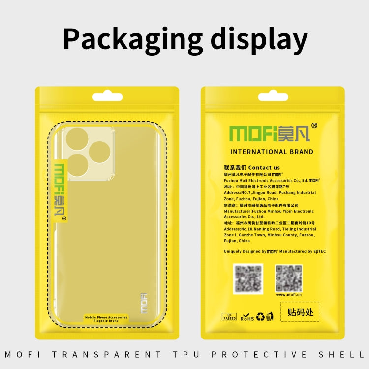 For Realme C65 MOFI Ming Series Ultra-thin TPU Phone Case(Transparent)