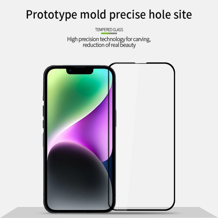 For iPhone 17e / 16e PINWUYO 9H 2.5D Full Screen Tempered Glass Film(Black)