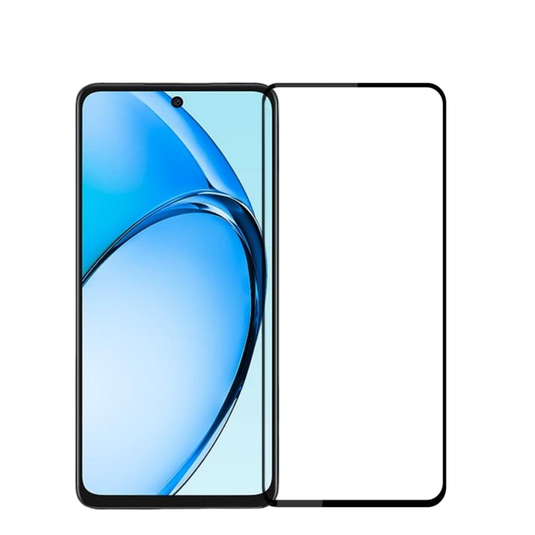 For OPPO A60 PINWUYO 9H 2.5D Full Screen Tempered Glass Film(Black)