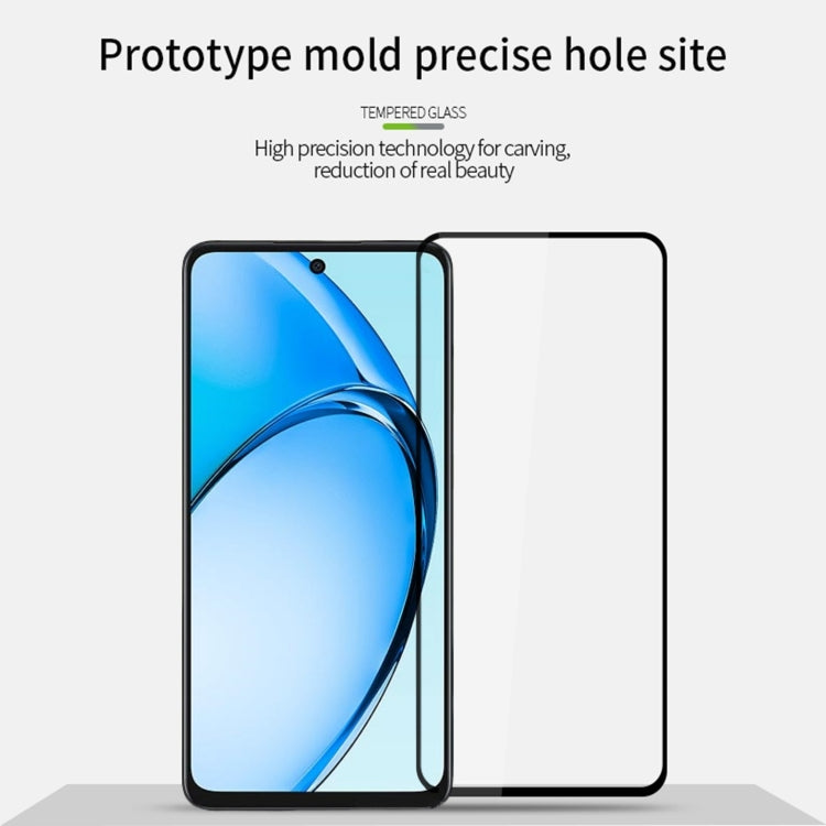 For OPPO A60 PINWUYO 9H 2.5D Full Screen Tempered Glass Film(Black)