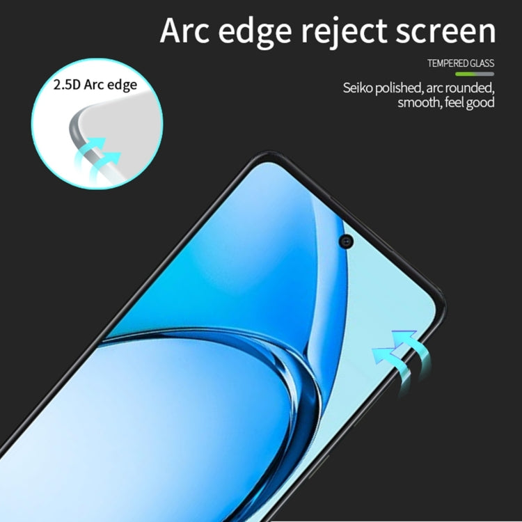 For OPPO A60 PINWUYO 9H 2.5D Full Screen Tempered Glass Film(Black)