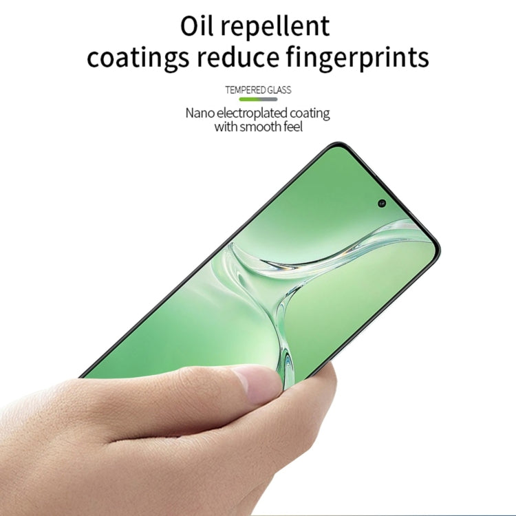 For OPPO K12 PINWUYO 9H 2.5D Full Screen Tempered Glass Film(Black)