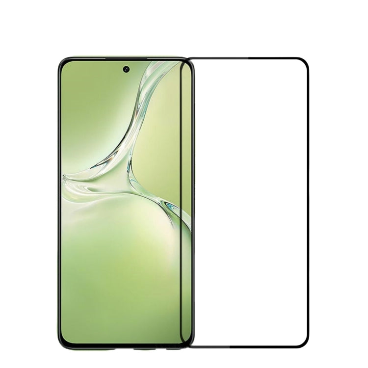 For OPPO K12x PINWUYO 9H 2.5D Full Screen Tempered Glass Film(Black)