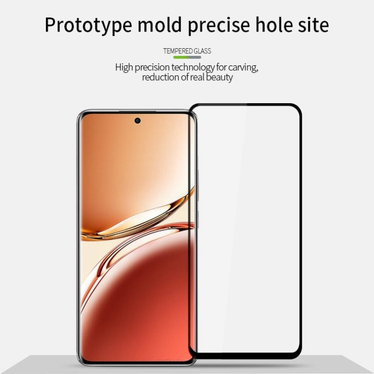 For OPPO A3 Pro India PINWUYO 9H 2.5D Full Screen Tempered Glass Film(Black)