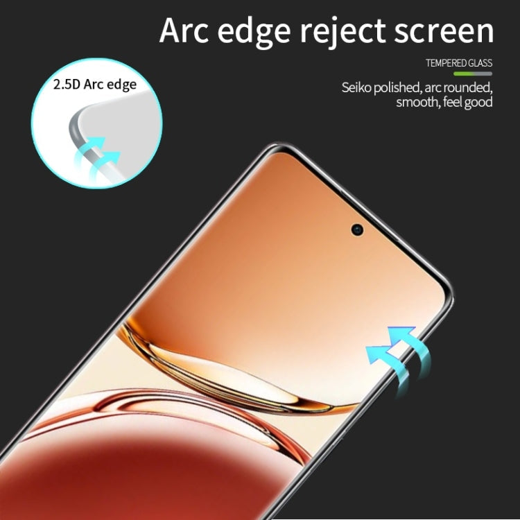 For OPPO A3 Pro India PINWUYO 9H 2.5D Full Screen Tempered Glass Film(Black)