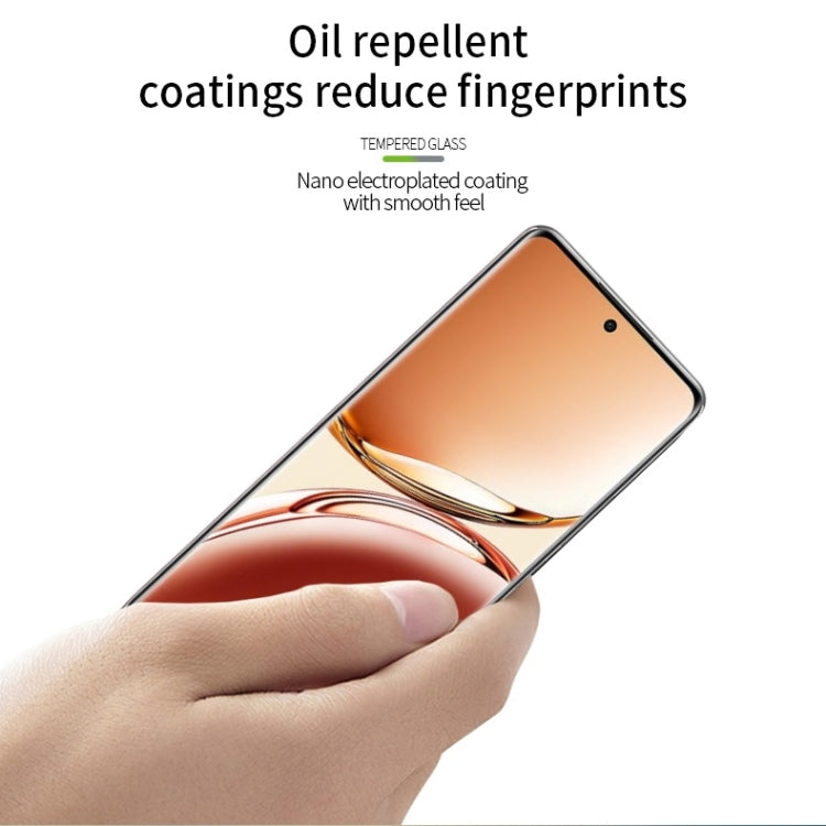 For OPPO A3 Pro India PINWUYO 9H 2.5D Full Screen Tempered Glass Film(Black)