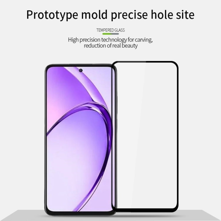 For OPPO A3x / A3 Vitality PINWUYO 9H 2.5D Full Screen Tempered Glass Film(Black)