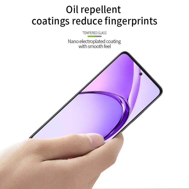 For OPPO A3x / A3 Vitality PINWUYO 9H 2.5D Full Screen Tempered Glass Film(Black)