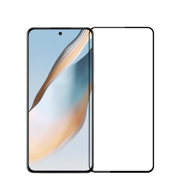 For OPPO K12 Plus PINWUYO 9H 2.5D Full Screen Tempered Glass Film(Black)
