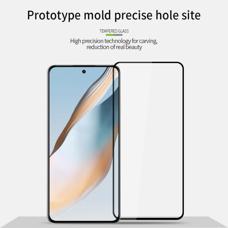 For OPPO K12 Plus PINWUYO 9H 2.5D Full Screen Tempered Glass Film(Black)