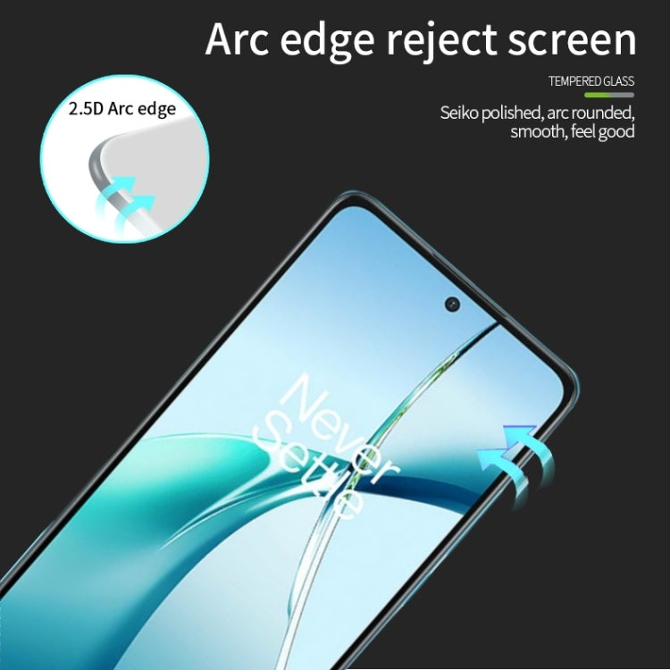 For OnePlus Nord CE4 Lite PINWUYO 9H 2.5D Full Screen Tempered Glass Film(Black)