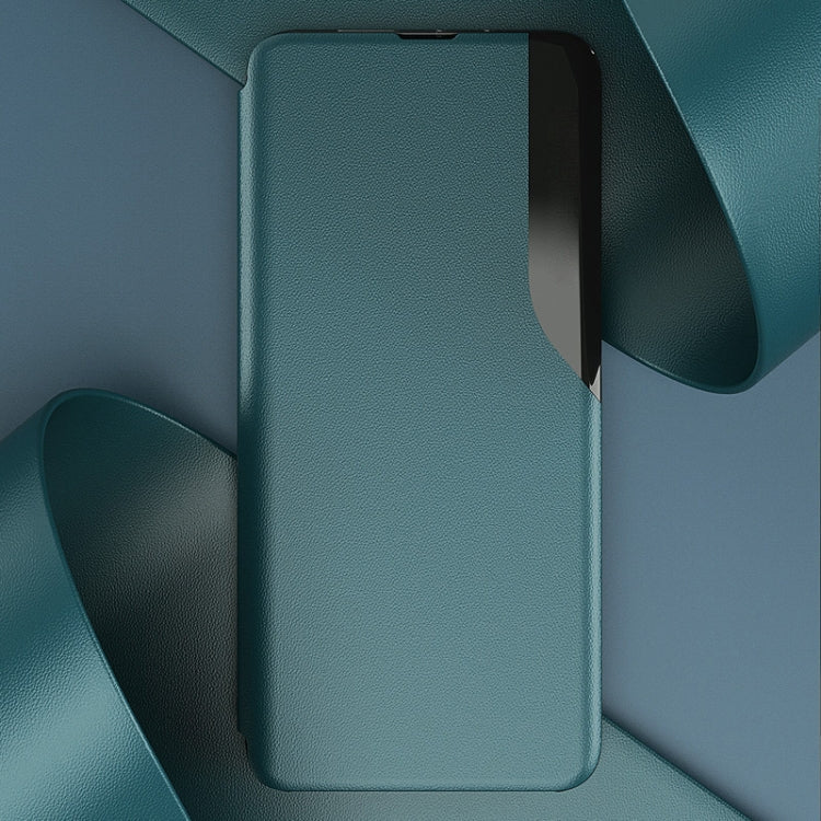 Side Display Flip Leather Phone Case, For iPhone 15