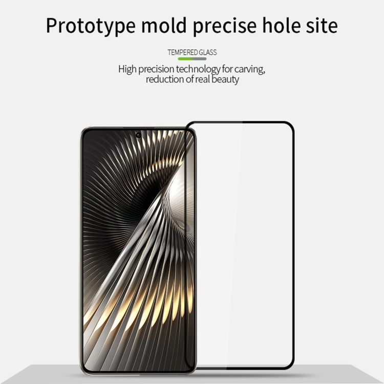 For Xiaomi Poco F6 MOFI 9H 2.5D Full Screen Tempered Glass Film(Black)