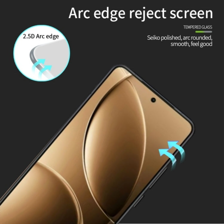 For Xiaomi Redmi K80 / K80 Pro MOFI 9H 2.5D Full Screen Tempered Glass Film(Black)