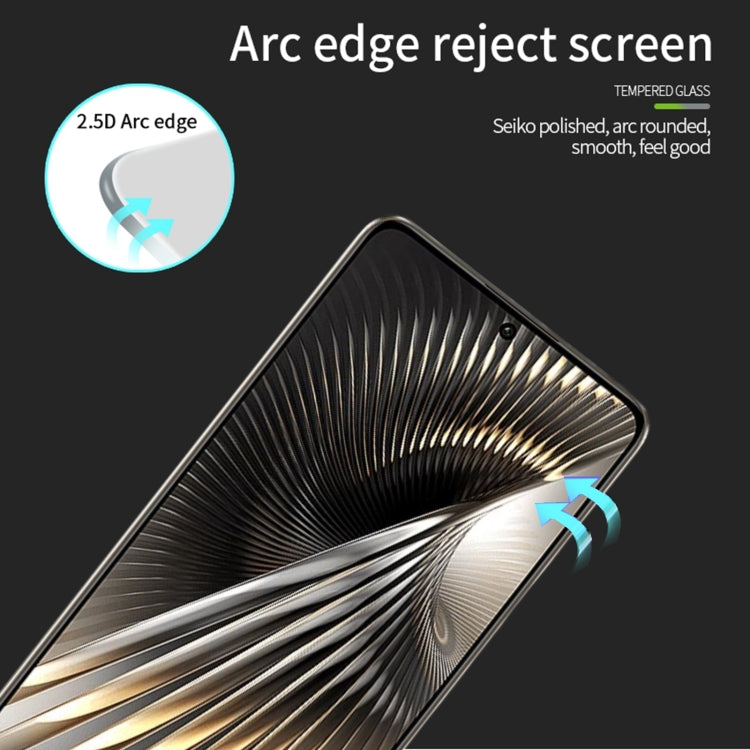 For Xiaomi Redmi Turbo 3 PINWUYO 9H 2.5D Full Screen Tempered Glass Film(Black)