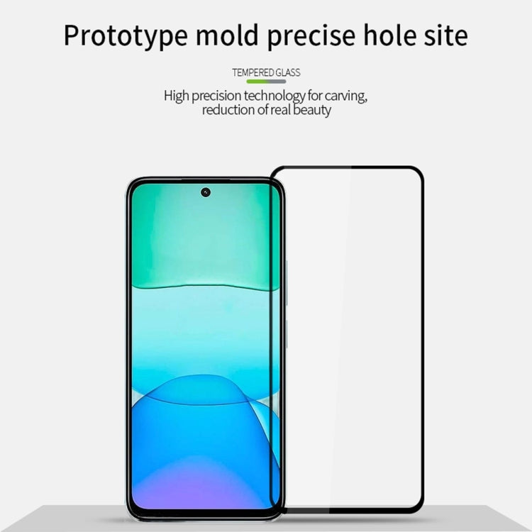 For Xiaomi Redmi 13 PINWUYO 9H 2.5D Full Screen Tempered Glass Film(Black)