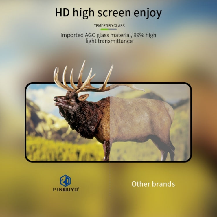 For Xiaomi Redmi K80 / K80 Pro PINWUYO 9H 2.5D Full Screen Tempered Glass Film(Black)
