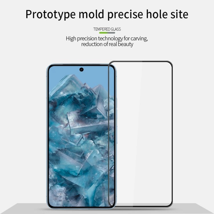 For Google Pixel 9 Pro XL PINWUYO 9H 3D Full Screen Explosion-proof Tempered Glass Film(Black)
