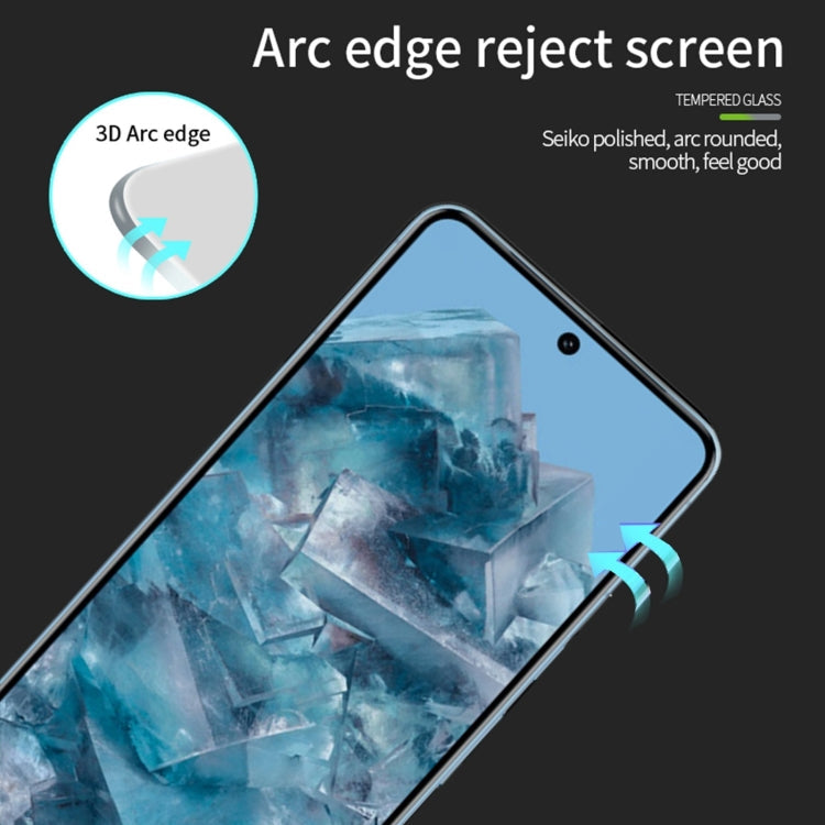 For Google Pixel 9 Pro XL PINWUYO 9H 3D Full Screen Explosion-proof Tempered Glass Film(Black)