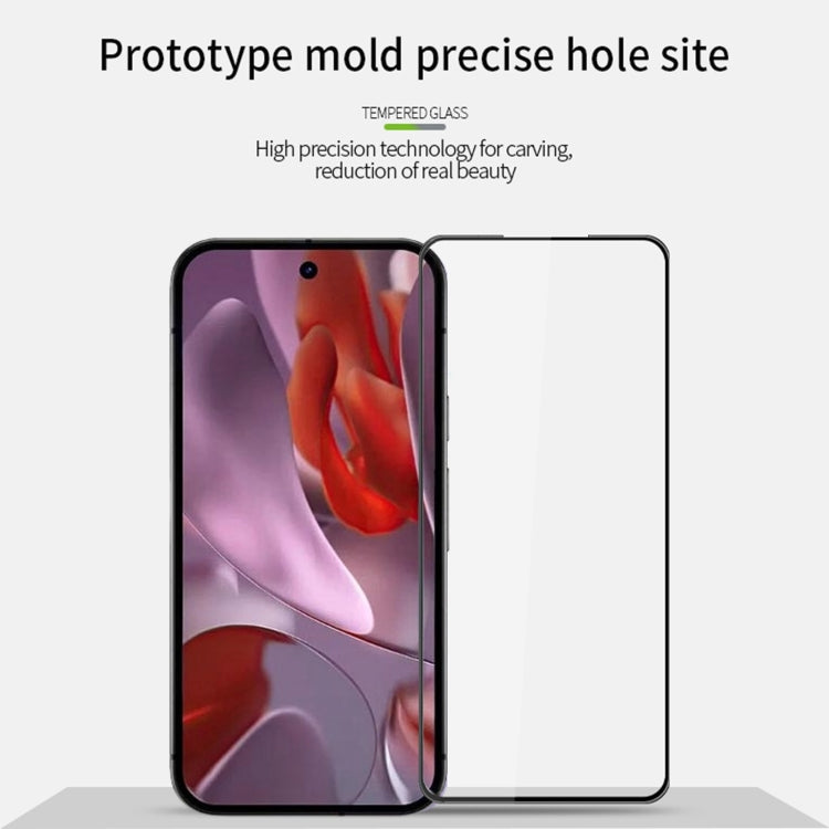 For Google Pixel 9a PINWUYO 9H 3D Full Screen Explosion-proof Tempered Glass Film(Black)