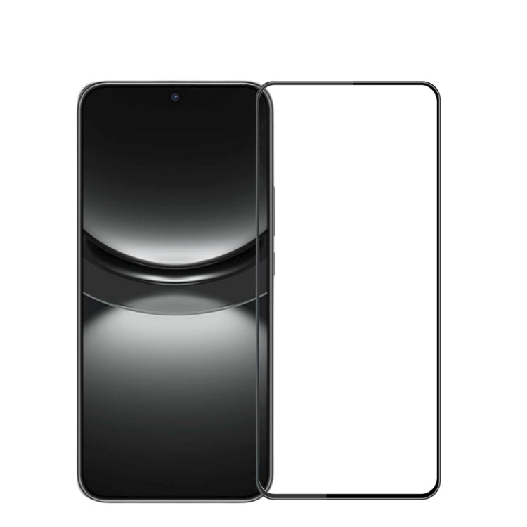 For Huawei nova 12 PINWUYO 9H 3D Curved Full Screen Explosion-proof Tempered Glass Film(Black)