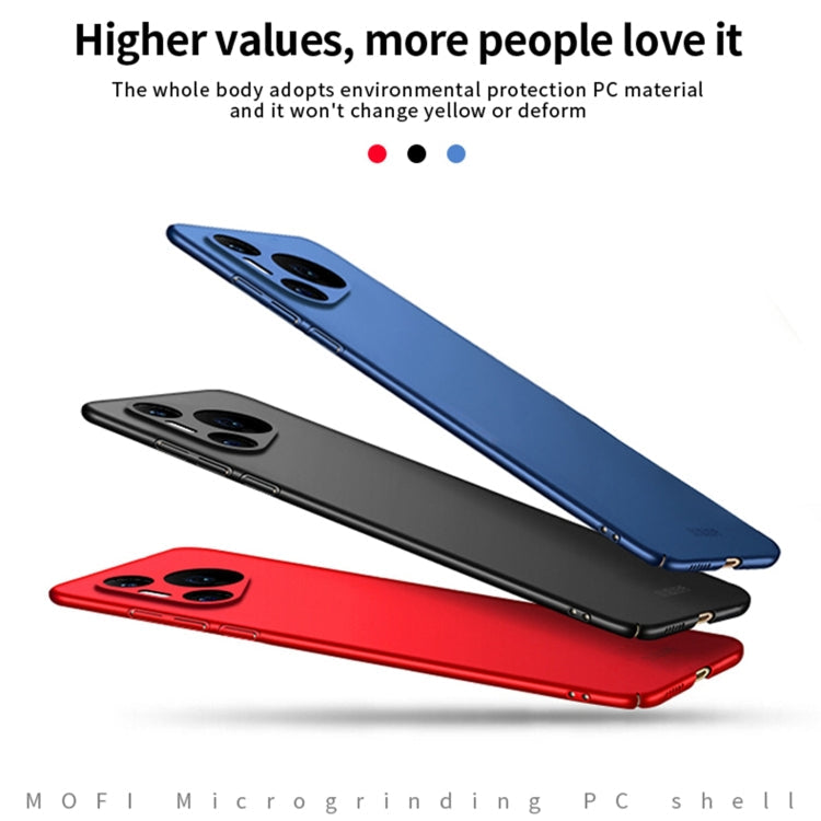 For Huawei Pura 70 MOFI Micro-Frosted PC Ultra-thin Hard Phone Case(Red)