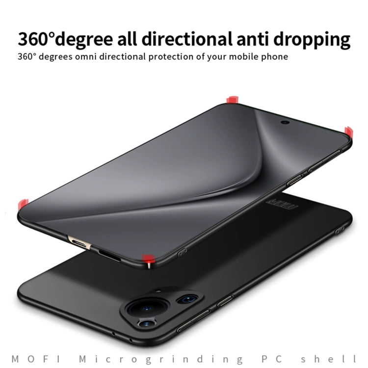 For Huawei Pura 70 Ultra / P70 Art MOFI Micro-Frosted PC Ultra-thin Hard Phone Case(Red)