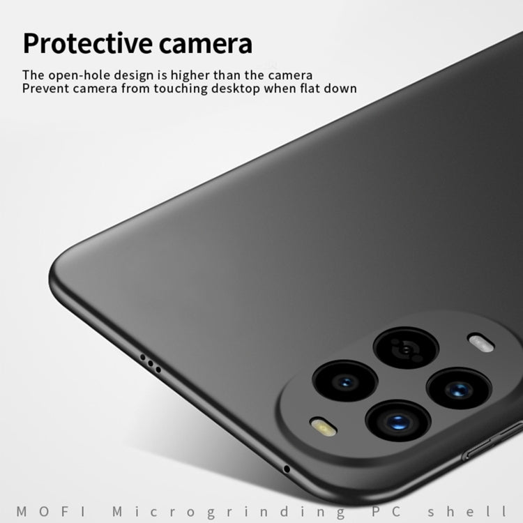 For Huawei nova 13 Pro MOFI Micro-Frosted PC Ultra-thin Hard Phone Case(Black)